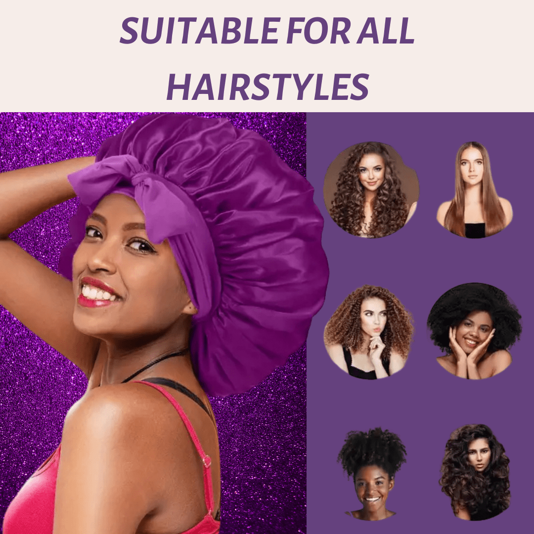 Σατέν νυχτικό καπέλο για να προστατεύετε τα μαλλιά σας με κομψότητα