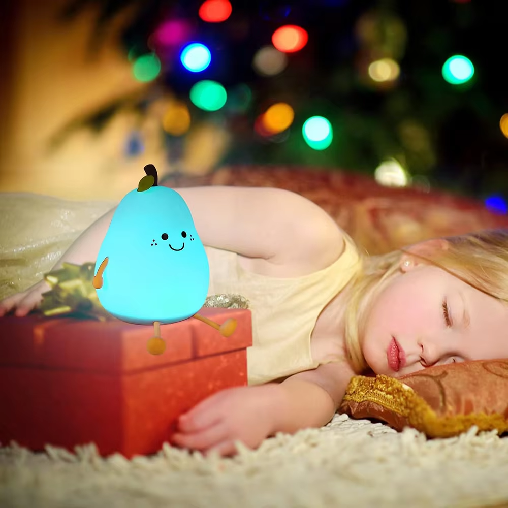 Genopladelig silikone natlampe til børn