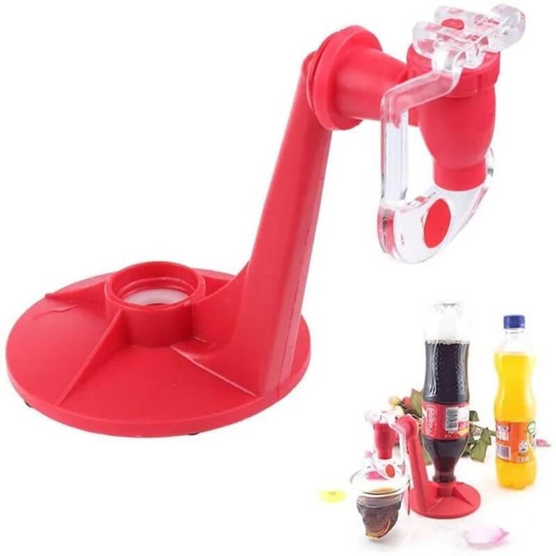 Käytännöllinen juomanjakaja pulloille