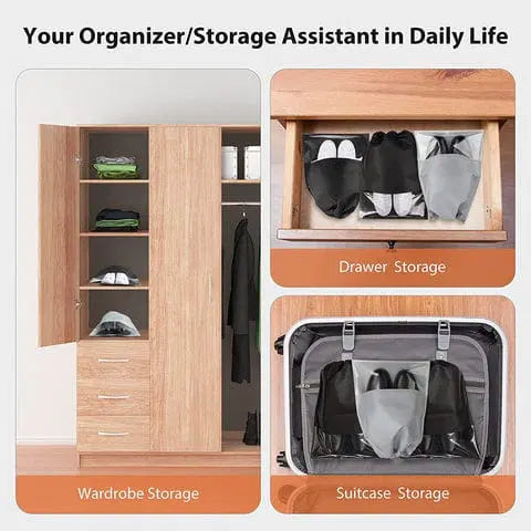 Matkalaukkujen kenkäpussit (x10) 