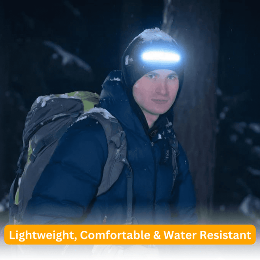 Széles látószögű fejlámpa a teljes látás érdekében 