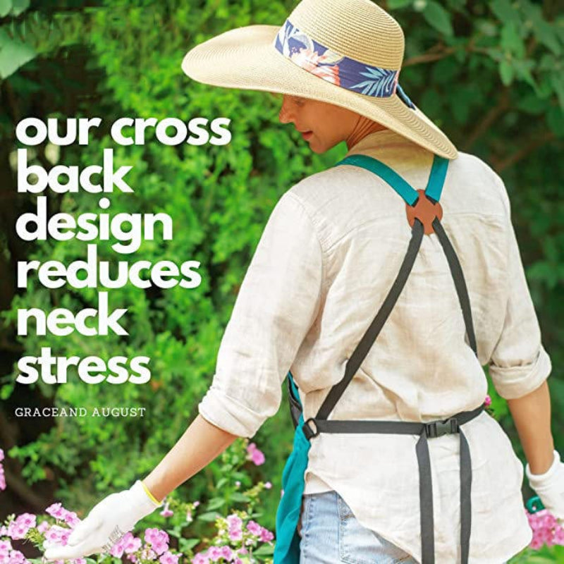 Πρακτική ποδιά κηπουρικής με μεγάλη τσέπη συγκομιδής 