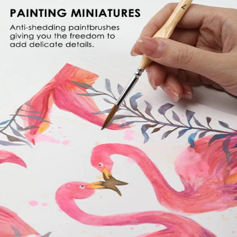 Præcise pensler til fine og perfekte detaljer (x11) 