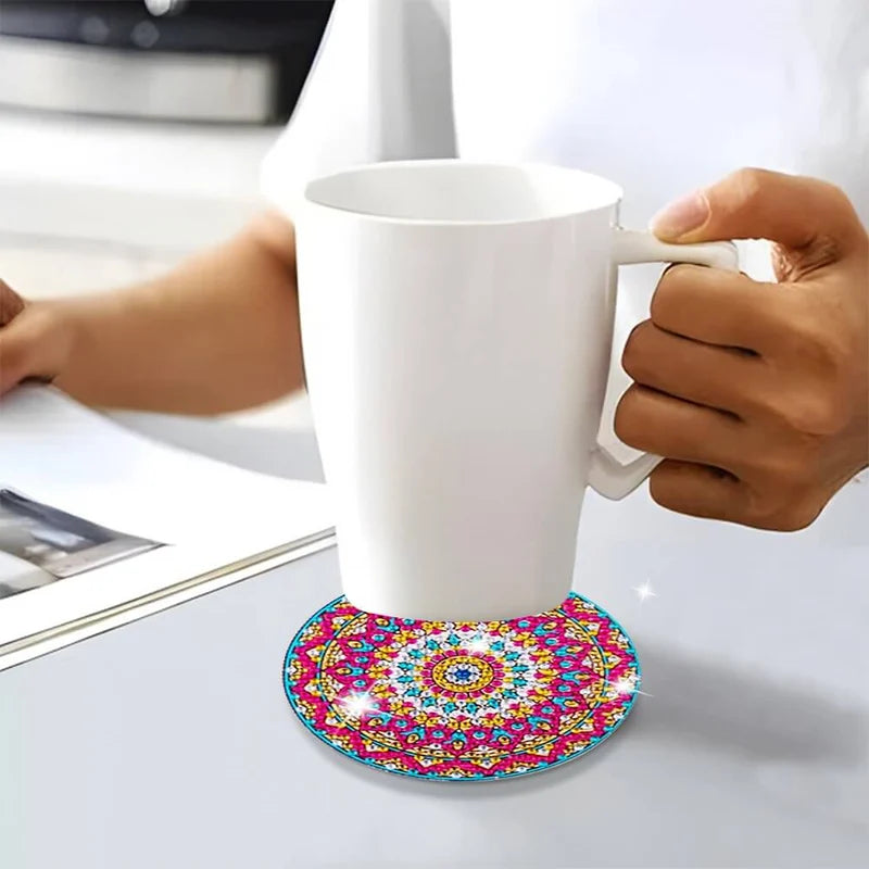 ストーン付きDIYコースターセット 