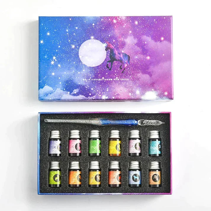 Skriv med elegance takket være den glasdyppet pen 