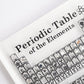 A fascinating periodic table to learn while having fun 