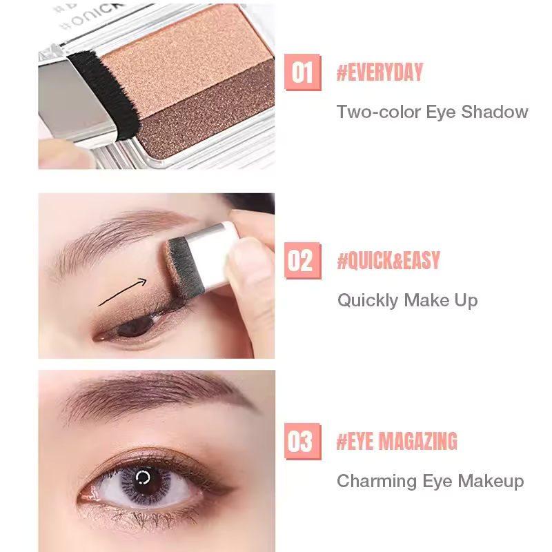 Expressmakeup för en perfekt degradering i ett enda steg 