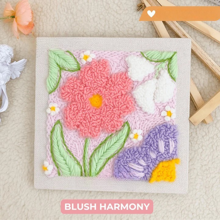 Punch needle broderi sæt 