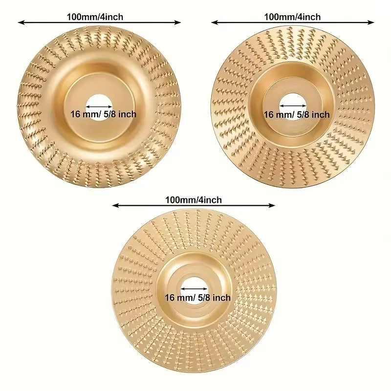 Kit de discos de escultura en madera – Precisión y eficacia para tus creaciones 