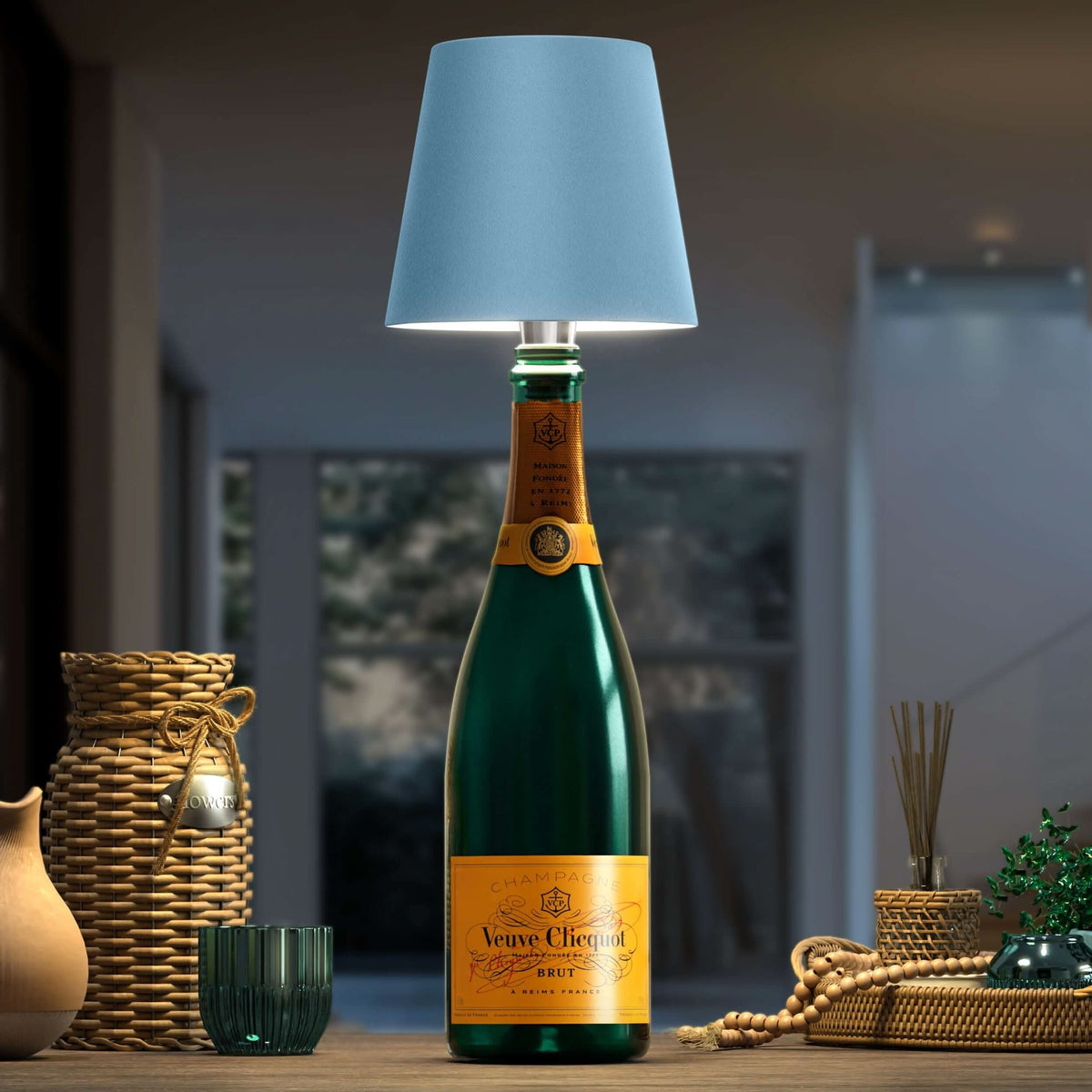 Lampa na fľašu bezdrôtová – elegantné a originálne osvetlenie 