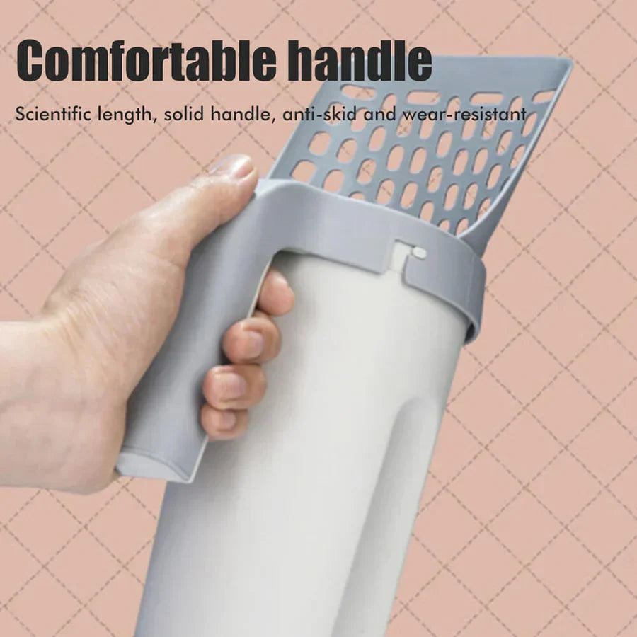 統合された袋付きの便利なトイレ用スコップ 