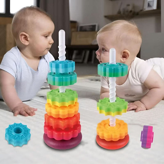Jeu d’empilage pour bébé – Éveil et apprentissage