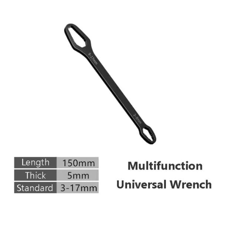 Solidny wielofunkcyjny klucz do różnych śrub i nakrętek 