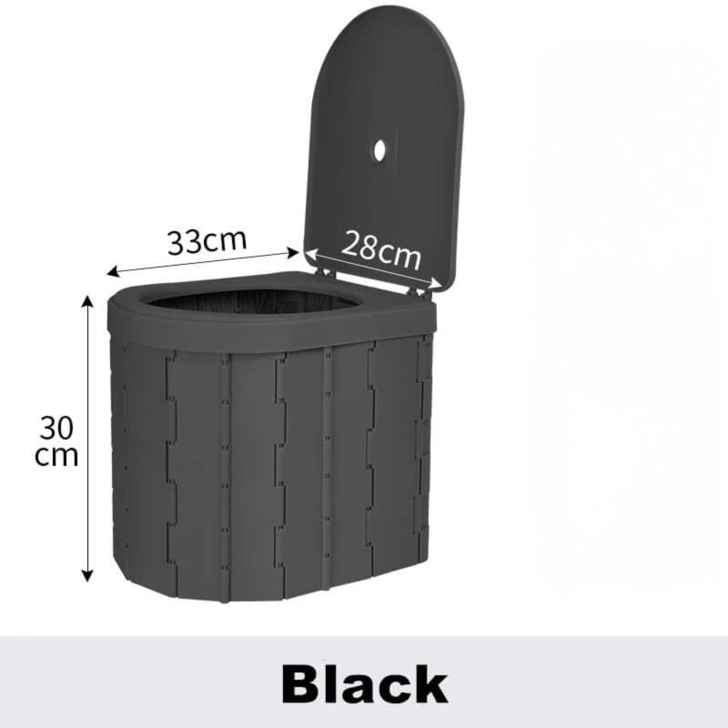 Toilettes pliables portables pour camping et déplacements