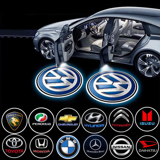 Illuminate your car logo at every door opening (x2) 