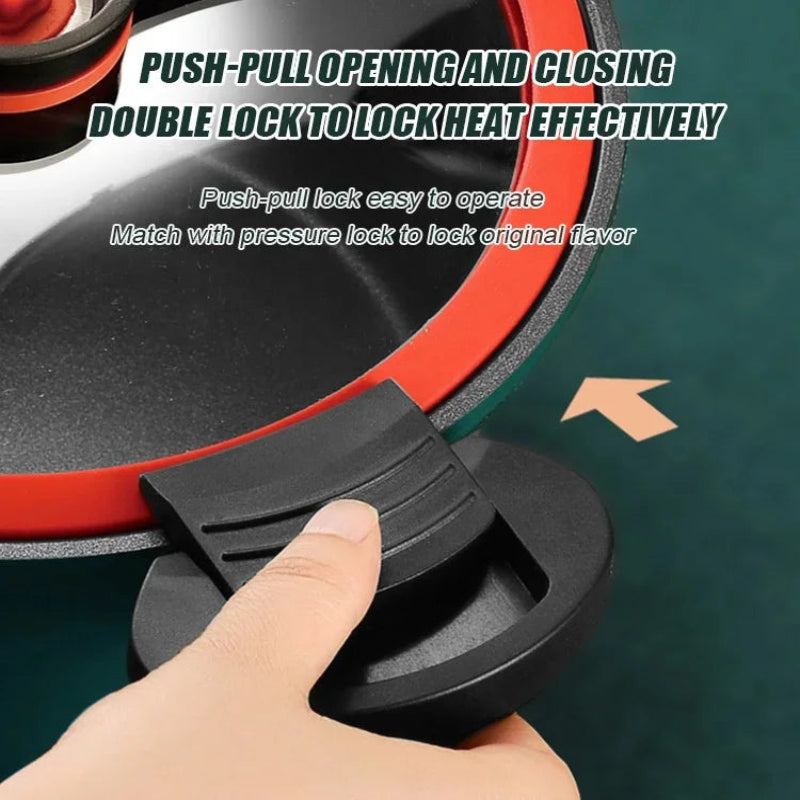 Cocotte cu micro-presiune pentru gătit rapid și gustos 