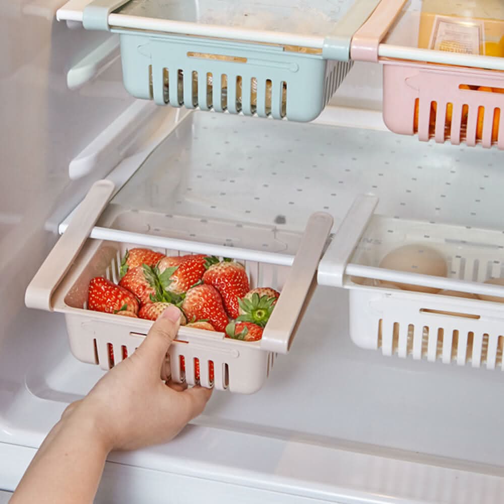 Verstellbarer Organizer für den Kühlschrank 