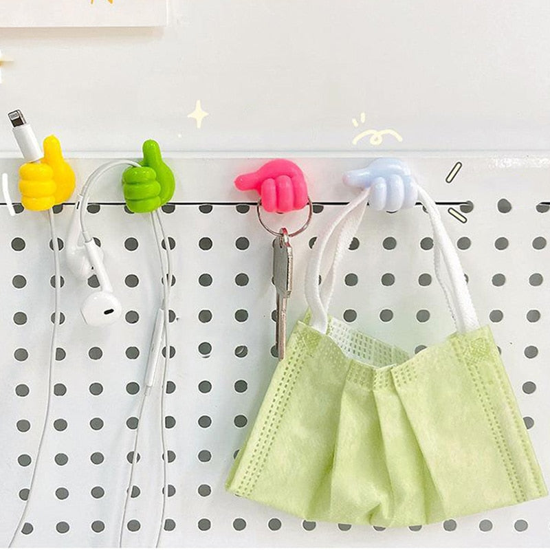 Okos kampók kábelekhez, kefékhez, fülhallgatókhoz és még sok máshoz (x10) 